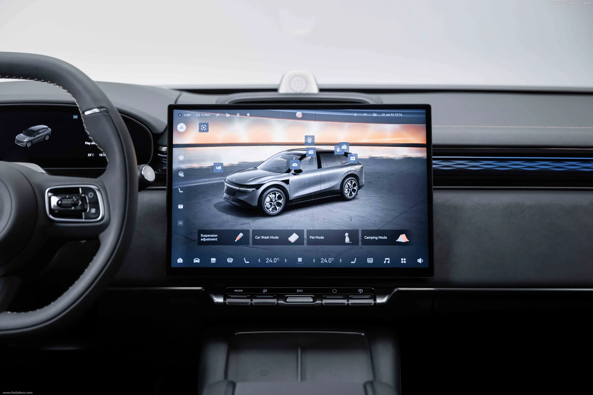 Zeekr 7X rear cabin